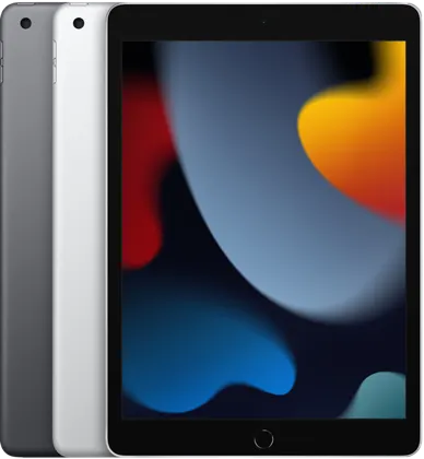iPad (9th generation) — Product image supplied by Apple; pictured colours may vary. Resized and re-encoded for this catalogue.