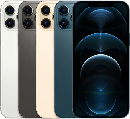 iPhone 12 Pro Max — Product image supplied by Apple; pictured colours may vary. Resized and re-encoded for this catalogue.