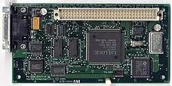 Apple IIe Card — Representative product/family photograph. The PDS-based Apple IIe Card, featuring a 65C02 CPU, Gemini (Mega II spinoff), IWM and 256 KB of RAM Resized and re-encoded for this catalogue. Original image licence applies to this resized copy.