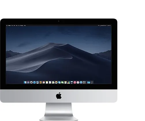 iMac (Retina 4K, 21.5-inch, 2019) — Product image supplied by Apple; pictured colours may vary. Resized and re-encoded for this catalogue.