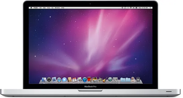 MacBook Pro (15-inch, Mid 2009) — Product image supplied by Apple; pictured colours may vary. Resized and re-encoded for this catalogue.