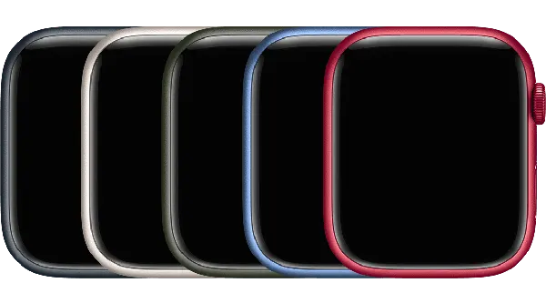 Apple Watch Series 7 — Product image supplied by Apple; pictured colours may vary. Resized and re-encoded for this catalogue.