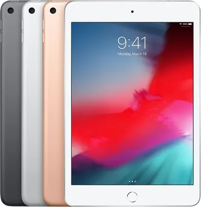 iPad mini (5th generation) — Product image supplied by Apple; pictured colours may vary. Resized and re-encoded for this catalogue.