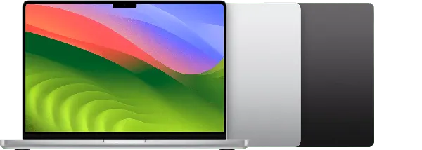 MacBook Pro (14-inch, Nov 2023) — M3 Pro or M3 Max — Product image supplied by Apple; pictured colours may vary. Resized and re-encoded for this catalogue.
