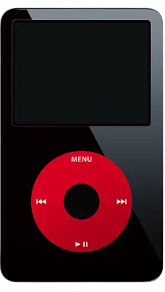 iPod Special Edition U2 — Product image supplied by Apple; pictured colours may vary. Resized and re-encoded for this catalogue.