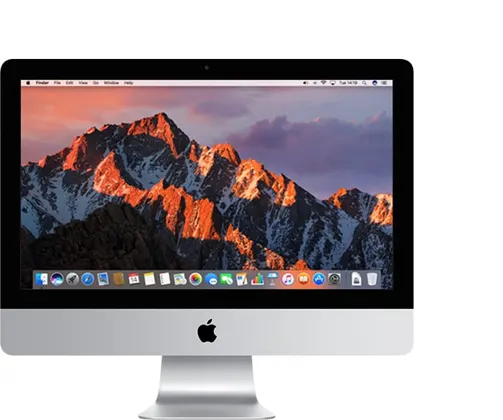 iMac (21.5-inch, 2017) — Product image supplied by Apple; pictured colours may vary. Resized and re-encoded for this catalogue.