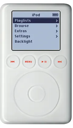 iPod (Dock Connector) — Product image supplied by Apple; pictured colours may vary. Resized and re-encoded for this catalogue.