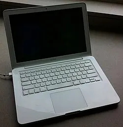 MacBook — Representative product/family photograph. A 2009 model MacBook Resized and re-encoded for this catalogue.