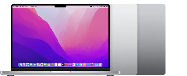 MacBook Pro (14-inch, 2021) — Product image supplied by Apple; pictured colours may vary. Resized and re-encoded for this catalogue.