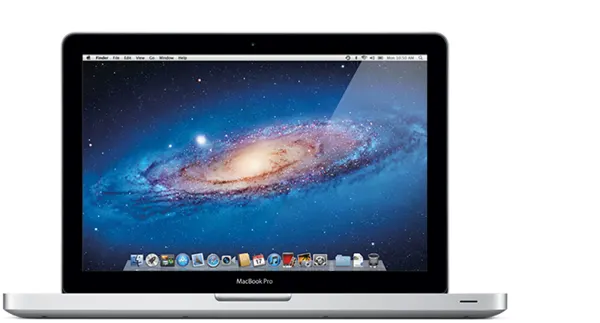MacBook Pro (13-inch, Late 2011) — Product image supplied by Apple; pictured colours may vary. Resized and re-encoded for this catalogue.