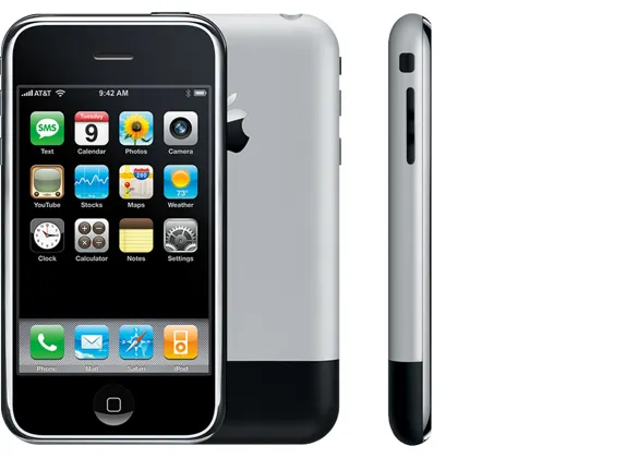 iPhone — Product image supplied by Apple; pictured colours may vary. Resized and re-encoded for this catalogue.