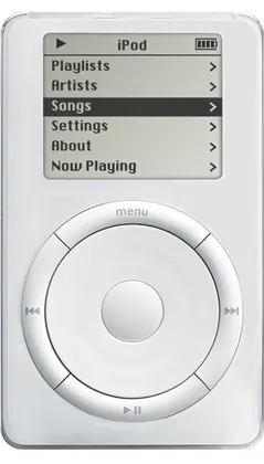 iPod (Touch Wheel) — Product image supplied by Apple; pictured colours may vary. Resized and re-encoded for this catalogue.