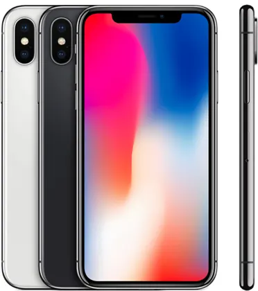 iPhone X — Product image supplied by Apple; pictured colours may vary. Resized and re-encoded for this catalogue.