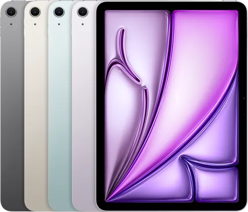iPad Air 11-inch (M2) — Product image supplied by Apple; pictured colours may vary. Resized and re-encoded for this catalogue.