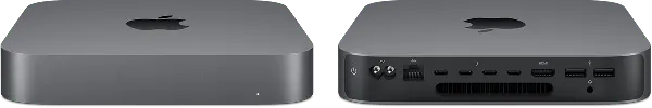 Mac mini (2018) — Product image supplied by Apple; pictured colours may vary. Resized and re-encoded for this catalogue.