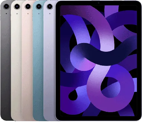 iPad Air (5th generation) — Product image supplied by Apple; pictured colours may vary. Resized and re-encoded for this catalogue.