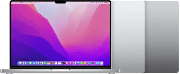 MacBook Pro (16-inch, 2021) — Product image supplied by Apple; pictured colours may vary. Resized and re-encoded for this catalogue.