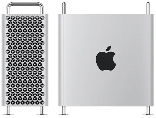 Mac Pro (2019) — Product image supplied by Apple; pictured colours may vary. Resized and re-encoded for this catalogue.