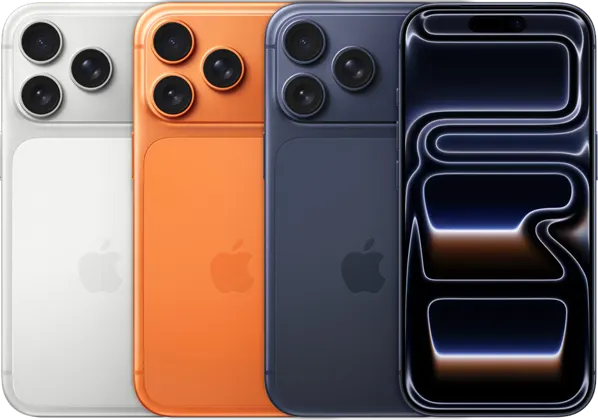 iPhone 17 Pro — Product image supplied by Apple; pictured colours may vary. Resized and re-encoded for this catalogue.