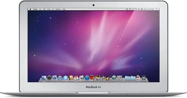 MacBook Air (11-inch, Late 2010) — Product image supplied by Apple; pictured colours may vary. Resized and re-encoded for this catalogue.