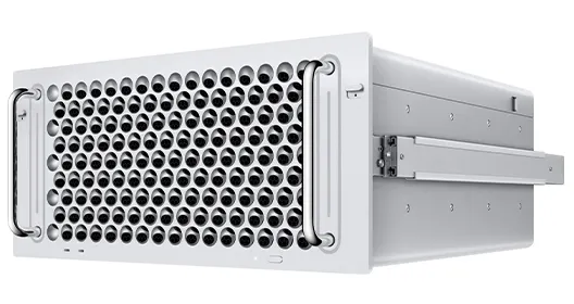 Mac Pro (Rack, 2019) — Product image supplied by Apple; pictured colours may vary. Resized and re-encoded for this catalogue.