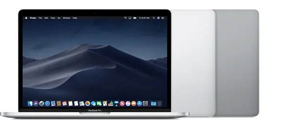 MacBook Pro (13-inch, 2017, Four Thunderbolt 3 ports) — Family illustration: MacBook Pro (13-inch, 2017, Two Thunderbolt 3 ports) (2017). This is not a photograph of the exact listed model. Resized and re-encoded; the credited image licence applies.