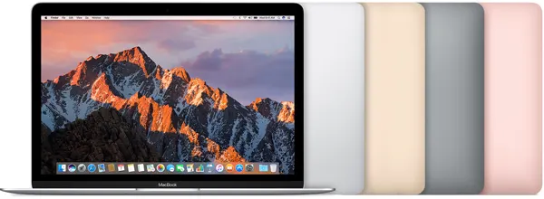 MacBook (Retina, 12-inch, 2017) — Family illustration: MacBook (Retina, 12-inch, Early 2016) (2016). This is not a photograph of the exact listed model. Resized and re-encoded; the credited image licence applies.