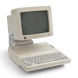 Apple IIe — Family illustration: Apple IIc (1984). This is not a photograph of the exact listed model. Resized and re-encoded; the credited image licence applies.